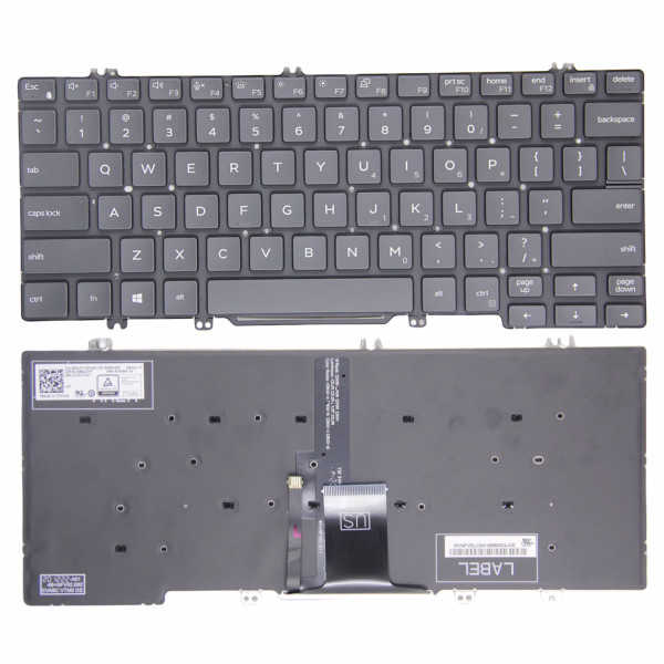 By Dell latitude 7300 5200 5300 5310 7200 3300 3301 backlit US keyboard original at pcspare.com — Global Laptop Parts Center