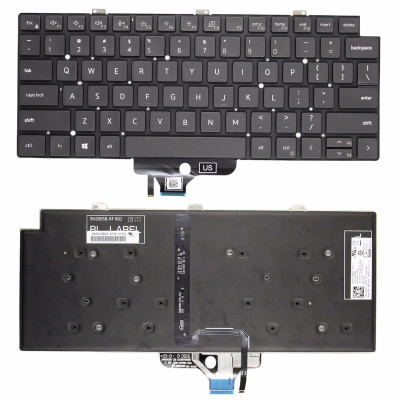 Dell Latitude 13-7320 5320 P133G hintergrundbeleuchtete US-Tastatur