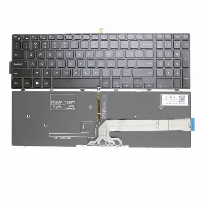 Dell Inspiron 15 3549 3542 3543 3558 5559 5577 5545 5548 3559 siyah geri ABD klavyesi