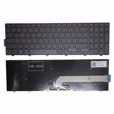 Dell Inspiron 15 3549 3542 3543 3558 5559 5577 5545 5548 3559 red US keyboard