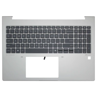HP EliteBook 660 G11, 665 G11, N97246-001, срібний підсвічуванням клавіатури US