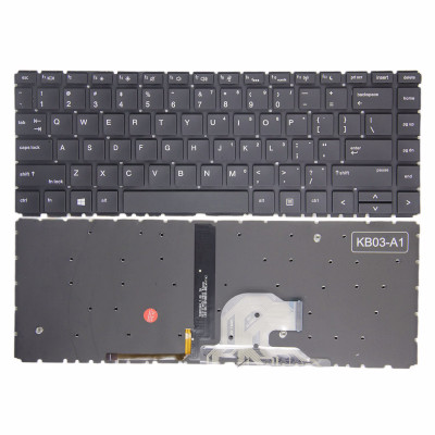 HP ProBook 440 G6 G7, 445 G6 G7, 445R G6, HSN-Q15C, HSN-Q24C, teclado estadounidense retroiluminado OEM