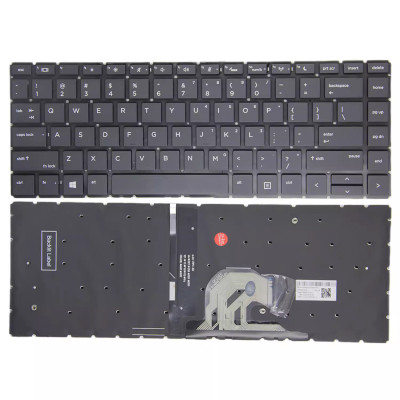 HP ProBook 440 G6 G7, 445 G6 G7, 445R G6, HSN-Q15C, HSN-Q24C, copia de alta del teclado estadounidense retroiluminada