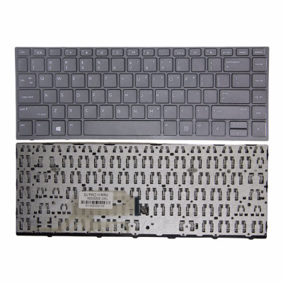 HP 430 G5, 440 G5, 445 G5, 640 G4 G5, black frame US keyboard OEM