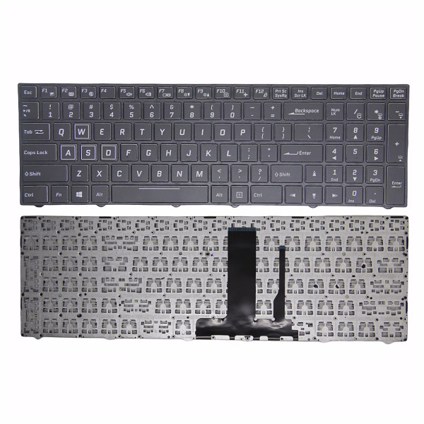 By Hasee T6TI T6-X7 Z7M Z7 KP5DC Z6M Z7M Z7 KP7 PRO KP5S1 KP7GS Z5 KP7D1 CN85S04 CN85S08 K690E K680E-G6H5 aucun RGB rétroéclairé clavier américain 1 vis at pcspare.com — Global Laptop Parts Center