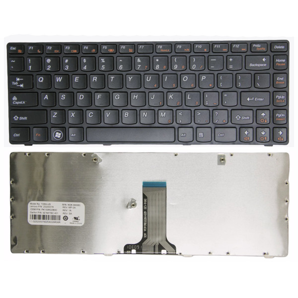 By Lenovo G470 G475A B490 G475 B470E B480 V470A M490 black US keyboard original at pcspare.com — Global Laptop Parts Center