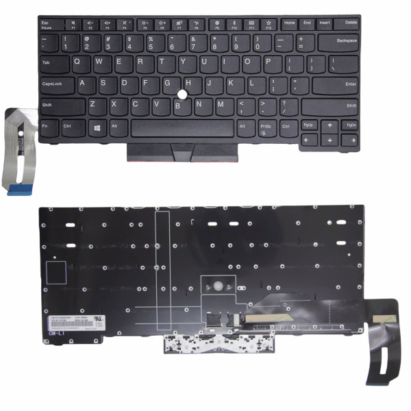 By Lenovo R490 E485 R485 P43S S2 yoga 3RD Gen 3 S2 4TH 5TH cadre noir clavier américain OEM at pcspare.com — Global Laptop Parts Center