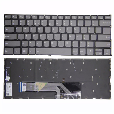 Lenovo thinkbook 13S-IWL 13S-IML 14S-IIL 14-IIL 14-IML серая подсветка US клавиатура оригинальная