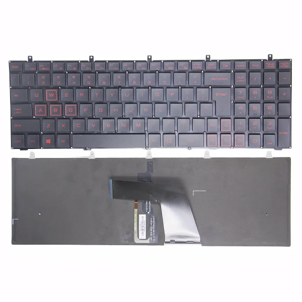 By MECHREVO X6 X6S X6S- M2 T5S MR T6S MR X6- LM01 X6- N X6- M X6- LH01 K1- 01 K1- 03 K1- 04 visszafelé világított USA billentyűzet hosszú eltolódása at pcspare.com — Global Laptop Parts Center