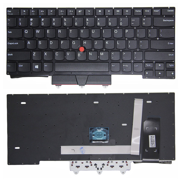 By Lenovo Thinkpad E14 GEN 1, E14 GEN 2, E14 GEN 3, E14 GEN 4, R14 Gen 2, S3 Gen 2, noir Clavier américain original at pcspare.com — Global Laptop Parts Center