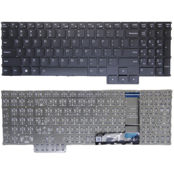 By Lenovo IdeaPad Gaming 3 16IAH7, Gaming 3 16ARH7, Gaming 3 15IAH7, Gaming 3 15ARH7, Y9000X R9000X 2022, tastiera degli Stati Uniti nero at pcspare.com — Global Laptop Parts Center