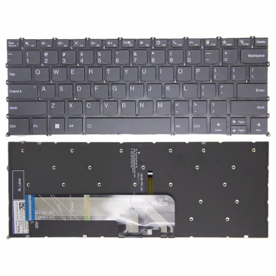 Lenovo K4E-ARE E4-ITL Air14 2020 2021 Pro14ITL 6-14ITL black backlit F10 call US keyboard