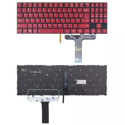 Lenovo Legion Y520-15IKB Y720-15IKB R720-15IKB teclado de EE.UU. retroiluminado rojo