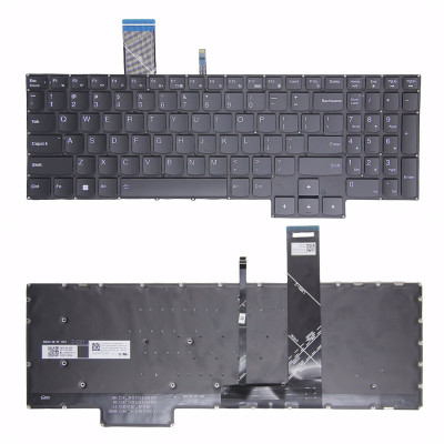 Lenovo Legion 5 Pro-16ACH6, Pro-16ACH6H, Pro-16ITH6, Pro-16ITH6H, tastiera americana retroilluminata nera originale