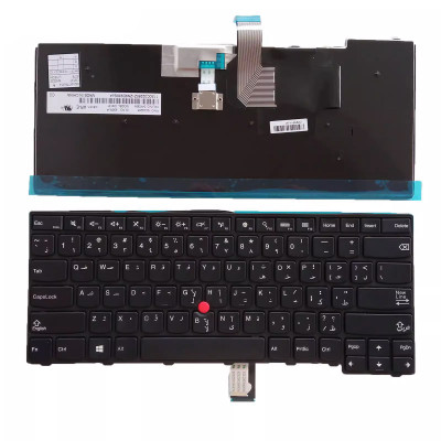 Lenovo ThinkPad E431 E431S E440 T431 T431S trackpoint Arabic AR keyboard