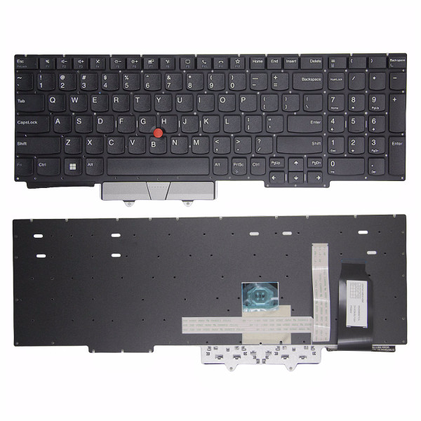 By Lenovo Thinkpad E15 Gen 1 Gen 2 Gen 3 Gen 4 R15 argent clavier américain original at pcspare.com — Global Laptop Parts Center