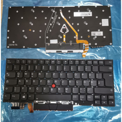 Lenovo Thinkpad X1 Carbon 7th Gen 2019, X1 Carbon 8th Gen 2020 backlit Germany DE keyboard original