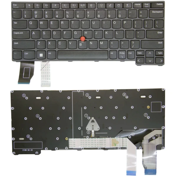 By Lenovo Thinkpad X13 Gen 3, L13 Gen 3, L13 Gen 4, S2 Gen 8, US klávesnice originál at pcspare.com — Global Laptop Parts Center