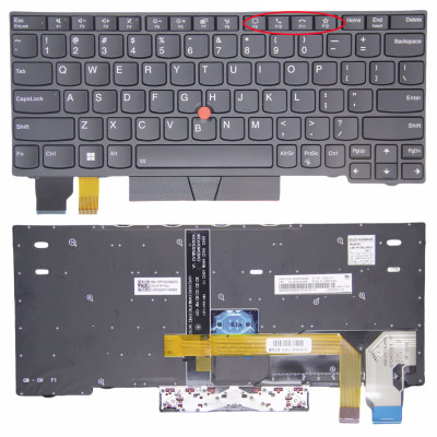 Lenovo Thinkpad X280 A285 X390 X395, X13 Gen 1, L13 Gen 1 Gen 2, L13 yoga Gen 1 черная рамка с подсветкой вызова US keyboard Original