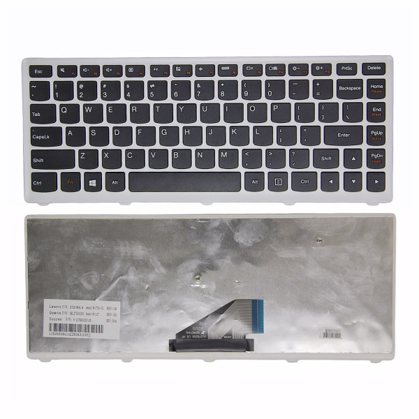 By Lenovo U310 white frame US keyboard original at pcspare.com — Global Laptop Parts Center