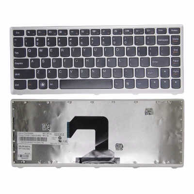 Lenovo U410 sudraba rāmis ASV tastatūras oriģināls