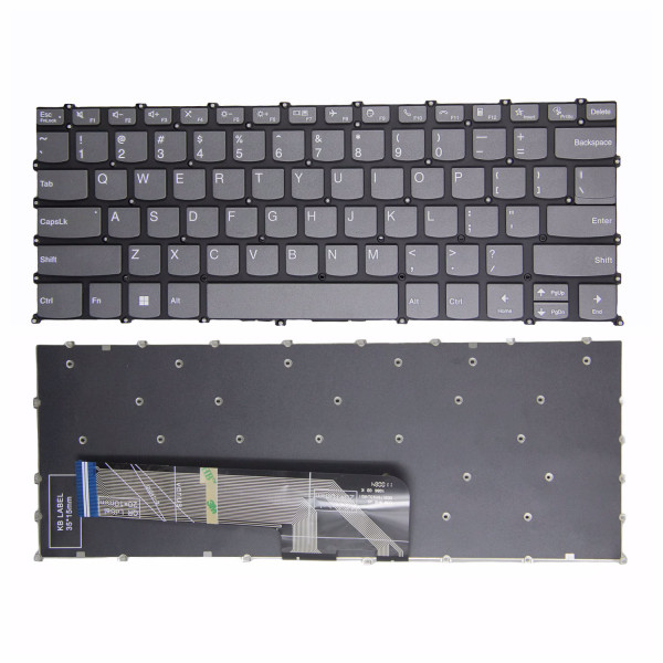 By Lenovo XIAOXIN 14 IAH8 IRL8 ABR8 Slim 5 14 2023 cinza F10 chamar teclado EUA at pcspare.com — Global Laptop Parts Center