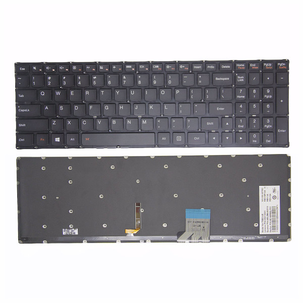 By Lenovo Y50-70 Y70 U530 Y50P black backlit US keyboard at pcspare.com — Global Laptop Parts Center