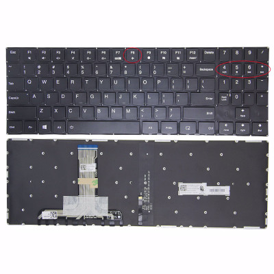 by Lenovo Y530-15ICH Y540-15IRH Y540-17IRH Y7000 2018 2019 R720 Y520-15 white word backlit original US keyboard on pcspare.com - Global Laptop Parts Center
