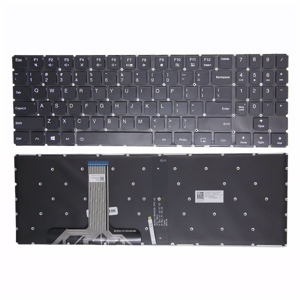 By Lenovo Y530-15ICH Y540-15IRH Y540-17IRH Y7000 2018 2019 white word backlit OEM US keyboard at pcspare.com — Global Laptop Parts Center