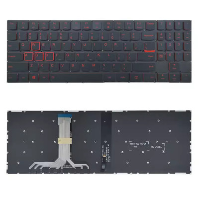 Lenovo Y530 Y730 negro rojo retroiluminado teclado de EE.UU.