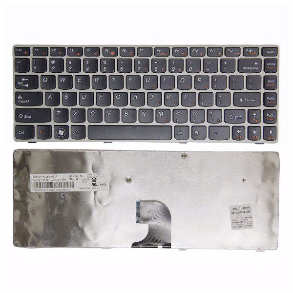 By Lenovo Z360 G360 quadro cinza teclado EUA original at pcspare.com — Global Laptop Parts Center