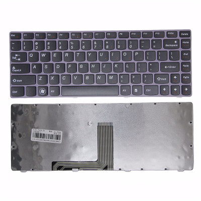 by Lenovo Z470 Z370 Z375 Z370A Z470A Z475A pink frame US keyboard OEM on pcspare.com - Global Laptop Parts Center