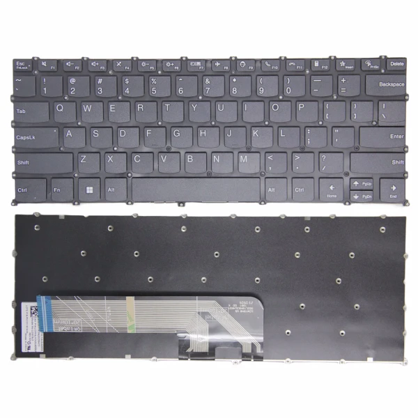 By Lenovo yoga 14S ACH IHU ARE ARH ACL ITL, 2021 F10 chamar teclado americano preto at pcspare.com — Global Laptop Parts Center