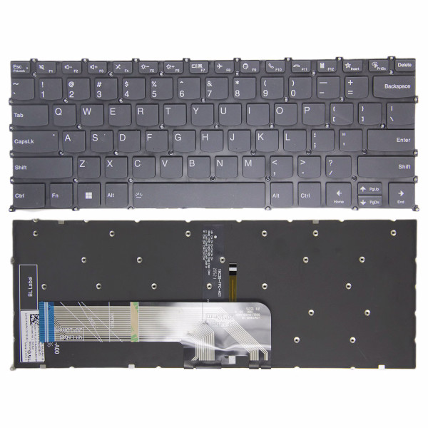 By Lenovo yoga Slim 7 Pro-14ACH5, yoga Slim 7 Pro-14ARH5, yoga Slim 7 Pro-14IHU5, yoga Slim 7 Pro-14ITL5, F10 call black backlit US keyboard at pcspare.com — Global Laptop Parts Center