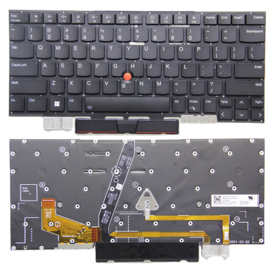 by Lenovo thinkpad X1 Carbon 10th Gen 2022, X1 Carbon 11th Gen 2023, backlit US tastiera originale on pcspare.com - Global Laptop Parts Center