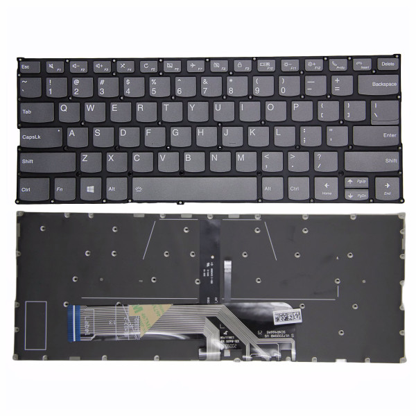 By Lenovo yoga 730-13IKB 730-13IWL 730-15IKB 730-15IWL серая подсветка US клавиатура высокая копия at pcspare.com — Global Laptop Parts Center