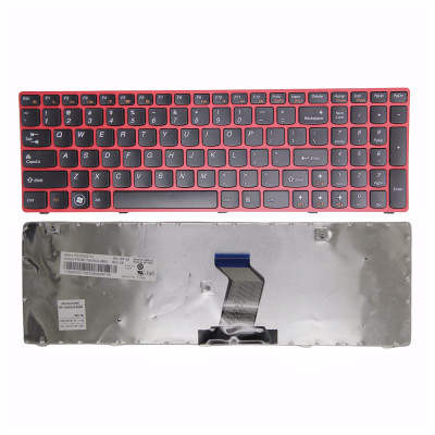 by Lenovo G580 G590 Z580 Z585 G585 G780 красный кадр US клавиатура оригинальная on pcspare.com - Global Laptop Parts Center