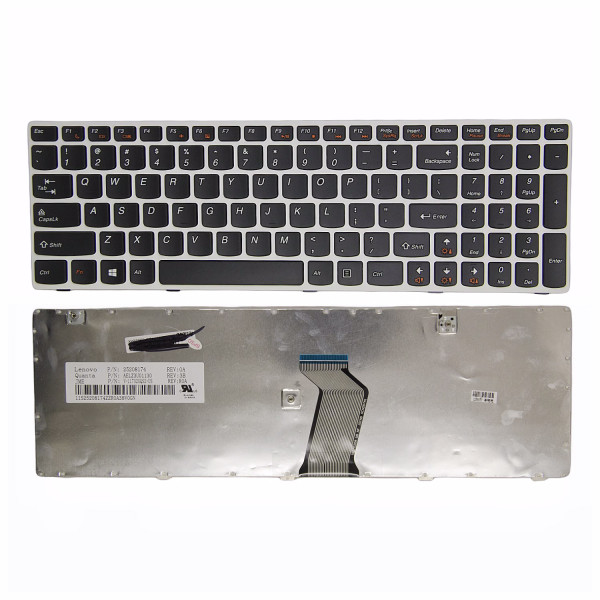 By Lenovo G580 G590 Z580 Z585 G585 G780 branco quadro teclado EUA original at pcspare.com — Global Laptop Parts Center