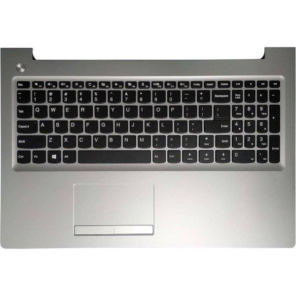 By Lenovo IdeaPad 310-15, 310-15ISK, 310-15ABR, 510-15, 510-15ISK, 510-15IKB, американская клавиатура Palmrest Silver at pcspare.com — Global Laptop Parts Center