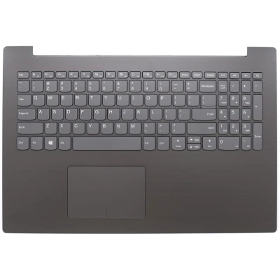 Lenovo IdeaPad 320- 15, 320- 15IAP, 320- 15AST, 320- 15IKB, US keyboard palmrest gray