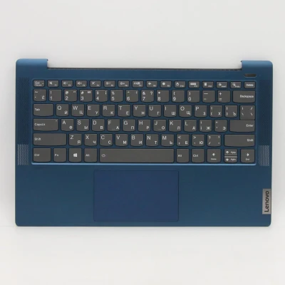 Lenovo IdeaPad 5 14ARE05 spate aprins Russian RU tastatură palmrest albastru