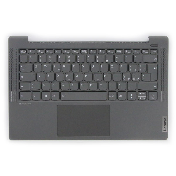 By Lenovo IdeaPad 5 14IIL05 5CB0Y88896 Gray backlit Italian IT keyboard palmrest at pcspare.com — Global Laptop Parts Center
