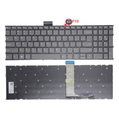 by Lenovo IdeaPad 3-17ADA6, 3-17ALC6, 3-17ABA7, 3-17IAU7, 3-17IRU7, gray F10 lock US keyboard on pcspare.com - Global Laptop Parts Center