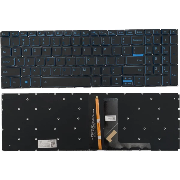 By Lenovo IdeaPad L340-15API, L340-15IRH, L340-15IWL, L340-17API, L340-17IWL, L340E-15IRH, L340E-15IRH, quyền lực ngược lại màu xanh bàn phím Mỹ at pcspare.com — Global Laptop Parts Center