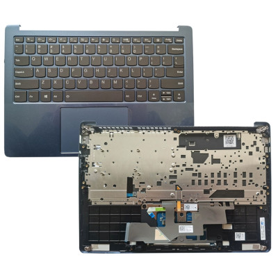 Lenovo IdeaPad S540-13IML, S540-13API, xiaoxin 13 Pro 2019, backlit US tastiera palmrest blue touchpad