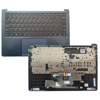 Lenovo IdeaPad S540-13IML, S540-13API, xiaoxin 13 Pro 2019, teclado americano retroiluminado palmrest blue touchpad