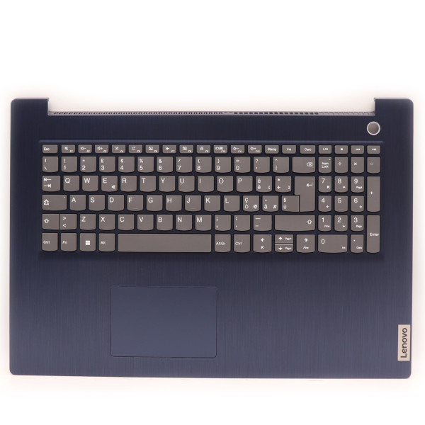 By Lenovo Ideapad 3-17IIL05 blue Italian IT keyboard palmrest at pcspare.com — Global Laptop Parts Center