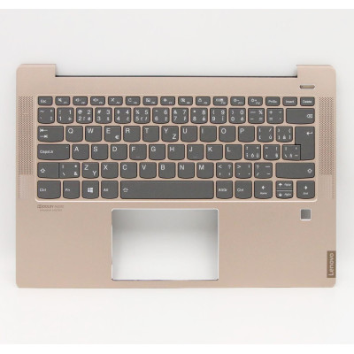 Lenovo Ideapad S540-14API Teclado Rose Gold backlit Czech CZ keyboard palmrest