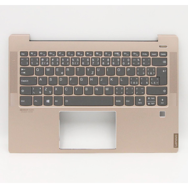 By Lenovo Ideapad S540-14API Teclado Rose Gold backlit CZ teclado palmrest at pcspare.com — Global Laptop Parts Center