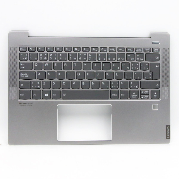 By Lenovo Ideapad S540-14API Teclado grigio retroilluminato canadese francese CF tastiera palmrest at pcspare.com — Global Laptop Parts Center